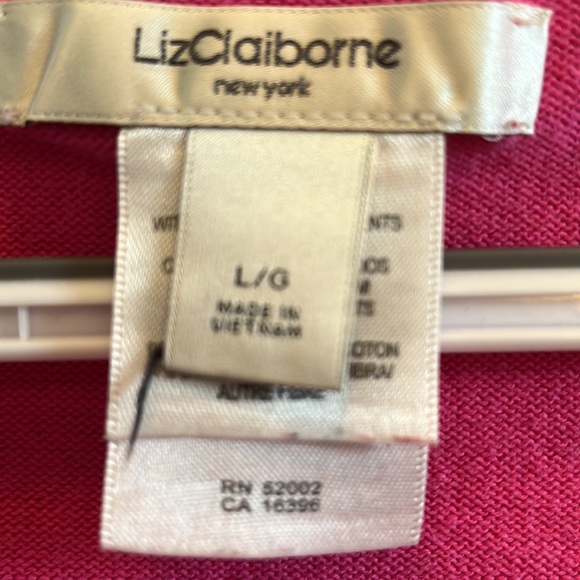 Liz Clairborne short sleeve sweater - Picture 2 of 7